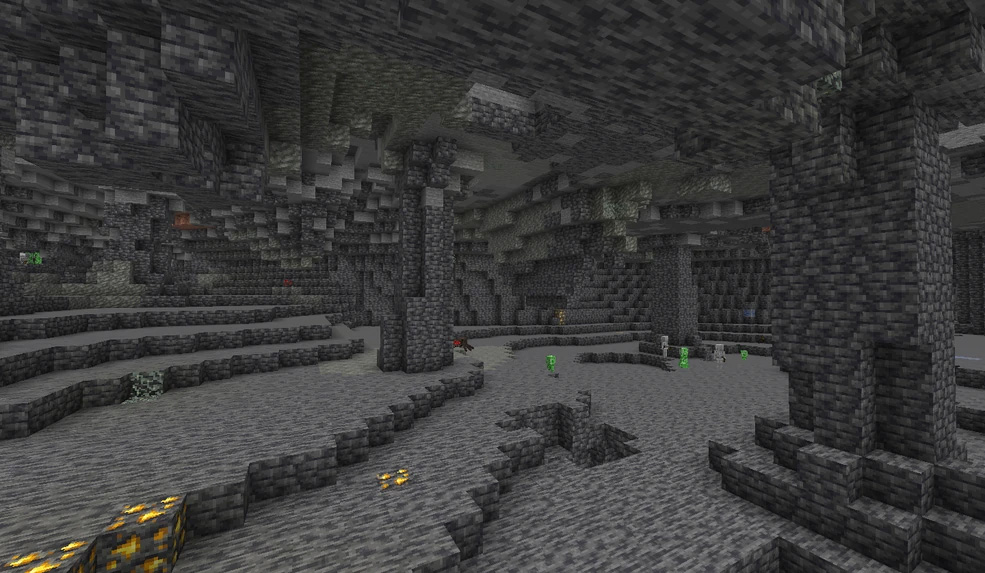 Deepslate cave